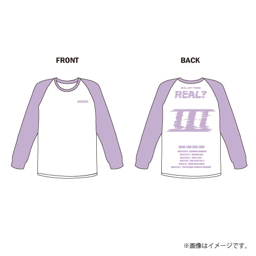 超特急　タクヤ　REAL? Raglan Sleeve T-shirt XL 超特急]REAL？Raglan Sleeve T-shirt(Purple) – スタダ便 PLUS GOODS STORE