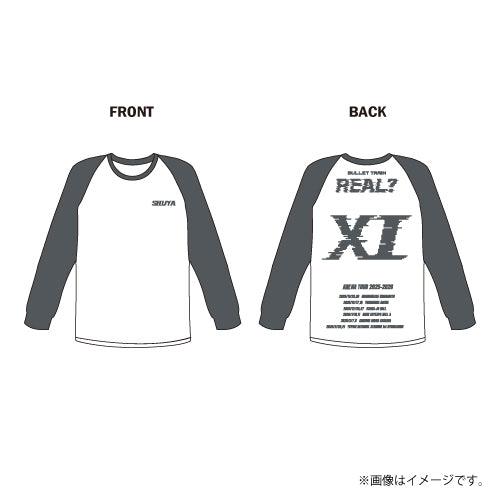 超特急]REAL？Raglan Sleeve T-shirt(Charcoal) – スタダ便 PLUS GOODS