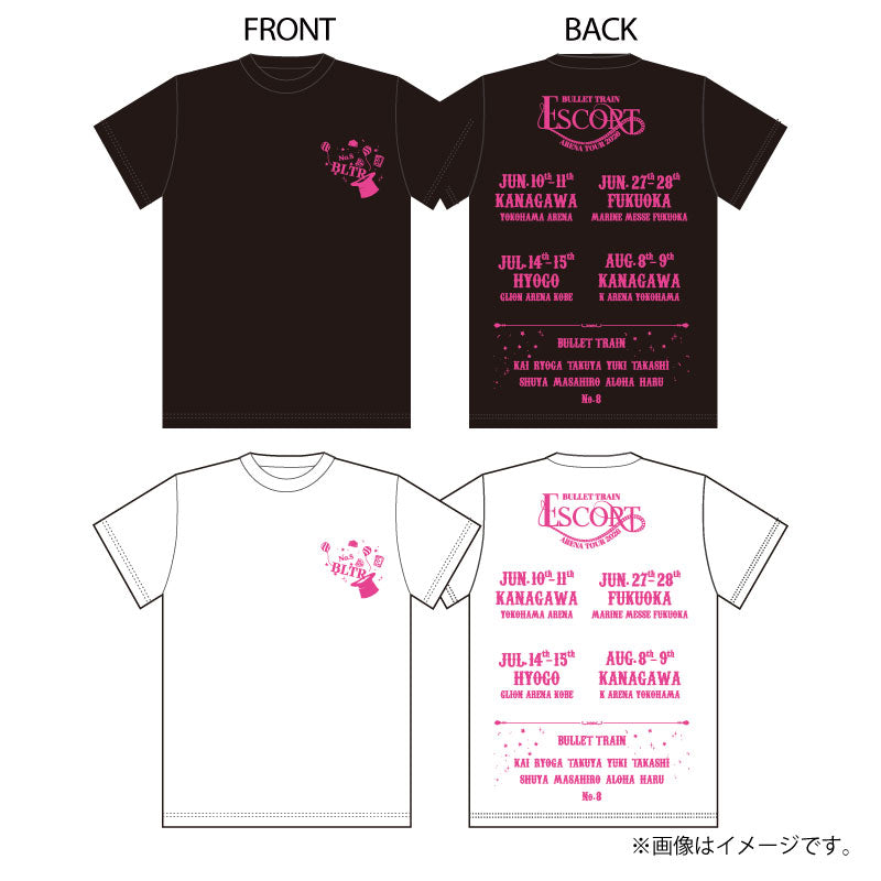 超特急]ESCORT T-shirt【Pink】 – スタダ便 PLUS GOODS STORE