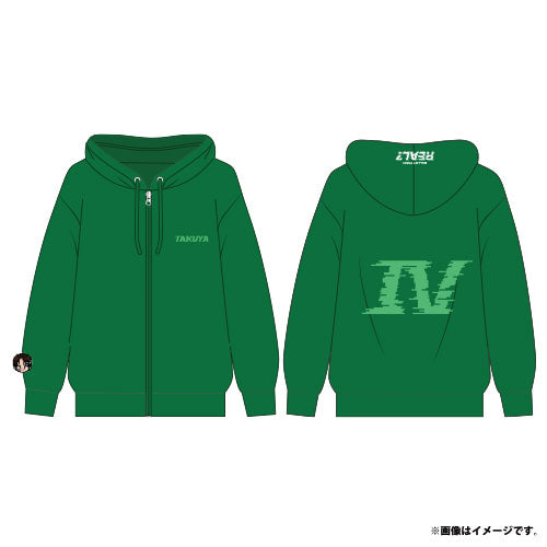 超特急 タクヤ REAL? ジップパーカー グリーン 緑 XL 超特急]REAL？Zip Parka(Green) – スタダ便 PLUS GOODS STORE
