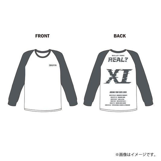 [超特急]REAL？Raglan Sleeve T-shirt(Charcoal)