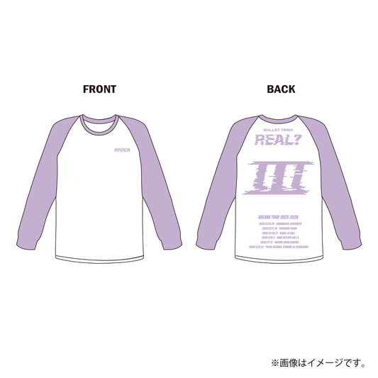 [超特急]REAL？Raglan Sleeve T-shirt(Purple)