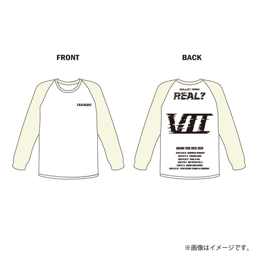 [超特急]REAL？Raglan Sleeve T-shirt(White)