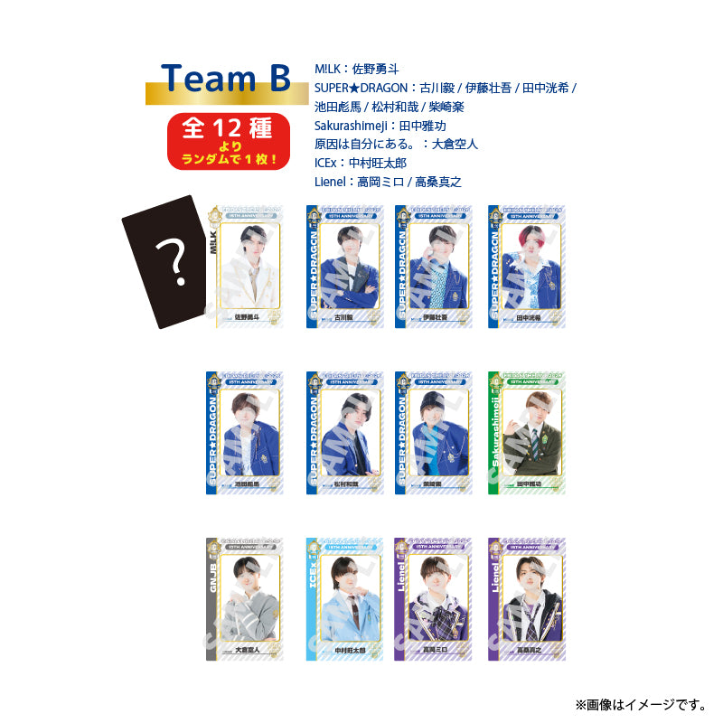 [EBiDAN]EBiDAN THE LIVE 2026 15th Anniversary Random Double Sided Card
