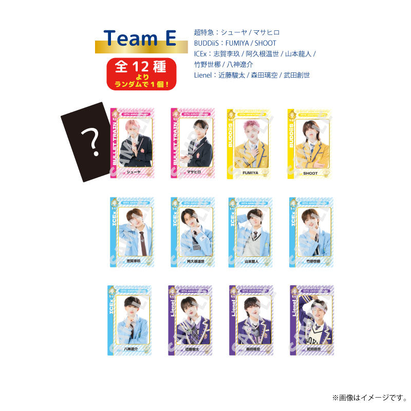 [EBiDAN]EBiDAN THE LIVE 2026 15th Anniversary Random Double Sided Card