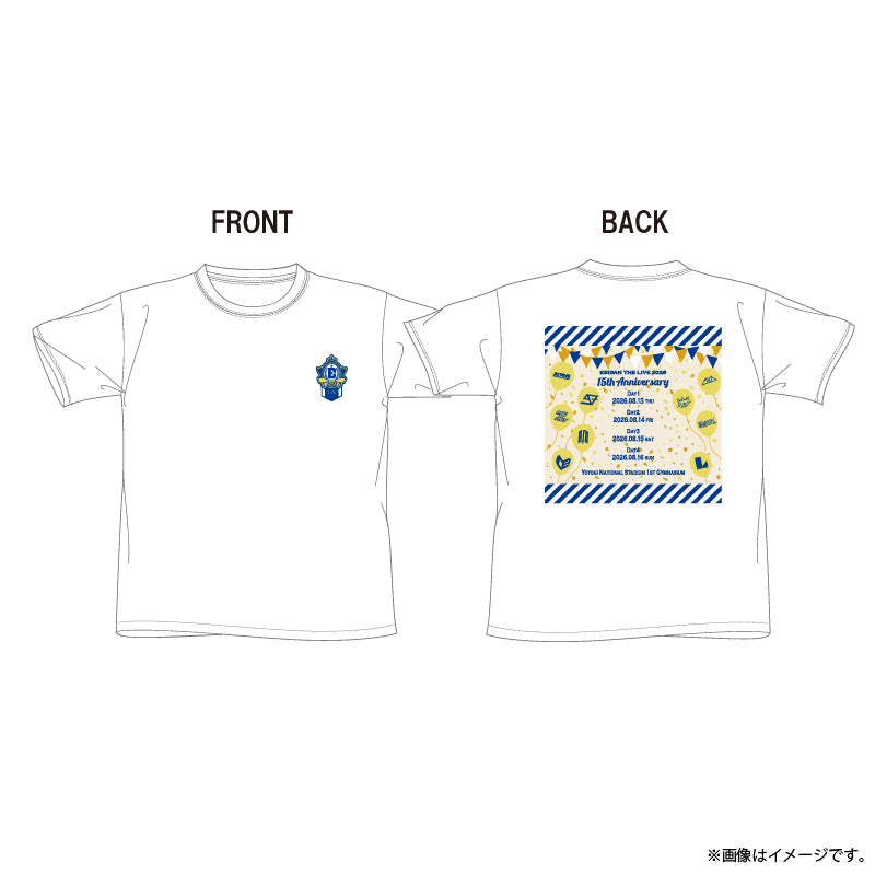 武*尊様 EBiDAN THE LIVE 2026 15th Tシャツ ブラック EBiDAN]EBiDAN THE LIVE 2026 15th Anniversary T-shirt – スタダ便