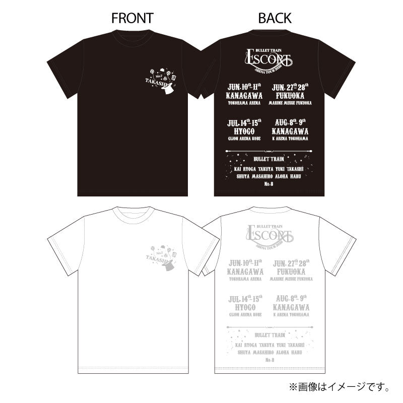 超特急]ESCORT T-shirt【White】 – スタダ便 PLUS GOODS STORE