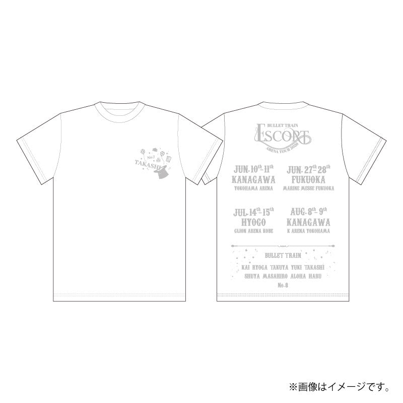 超特急]ESCORT T-shirt【White】 – スタダ便 PLUS GOODS STORE