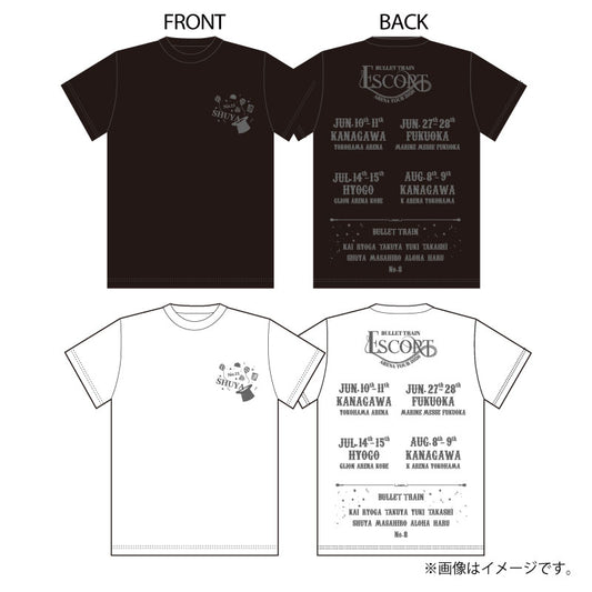 [超特急]ESCORT T-shirt【Charcoal】