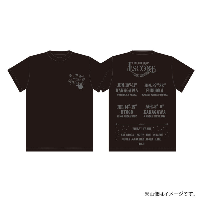 [超特急]ESCORT T-shirt【Charcoal】